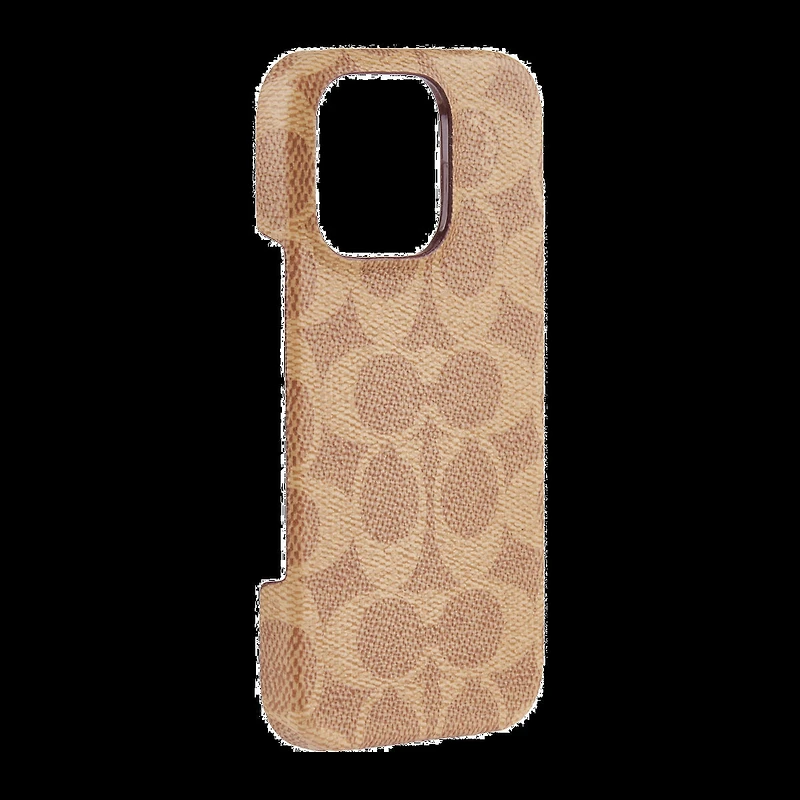 iPhone 16 Pro Coach Slim Wrap Signature C Case - Tan