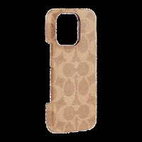 iPhone 16 Pro Coach Slim Wrap Signature C Case - Tan