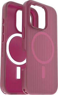 iPhone 16 Pro Otterbox Symmetry Soft Touch w/ MagSafe Series Case - Pink - Glass Heart
