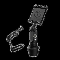 Boom Power Tower Heavy-Duty Cup Holder Tablet Mount with dual USB & 12v power ports