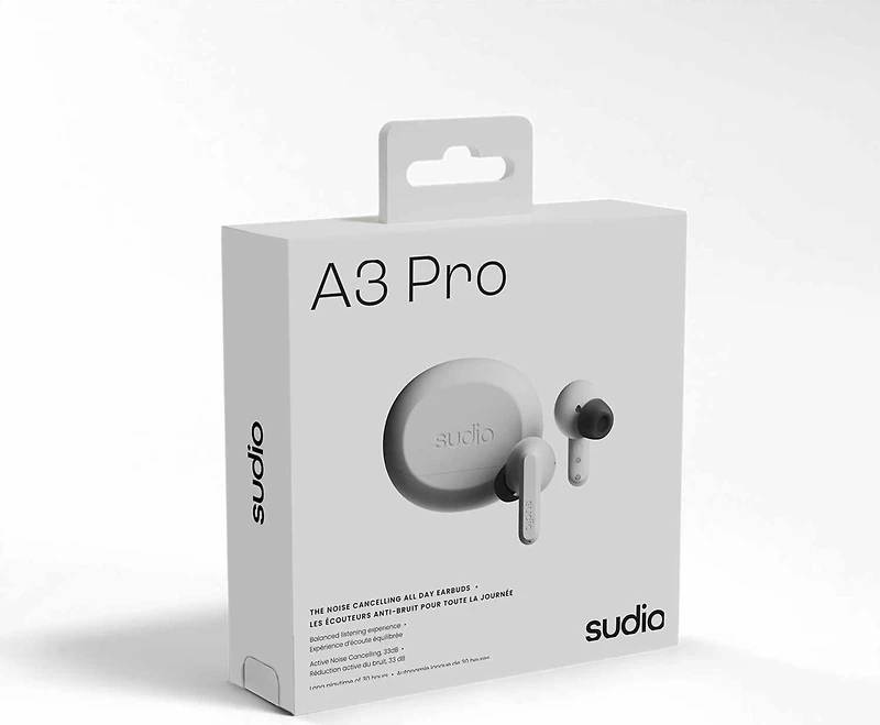 Sudio - A3 Pro ANC Wireless Earbuds White