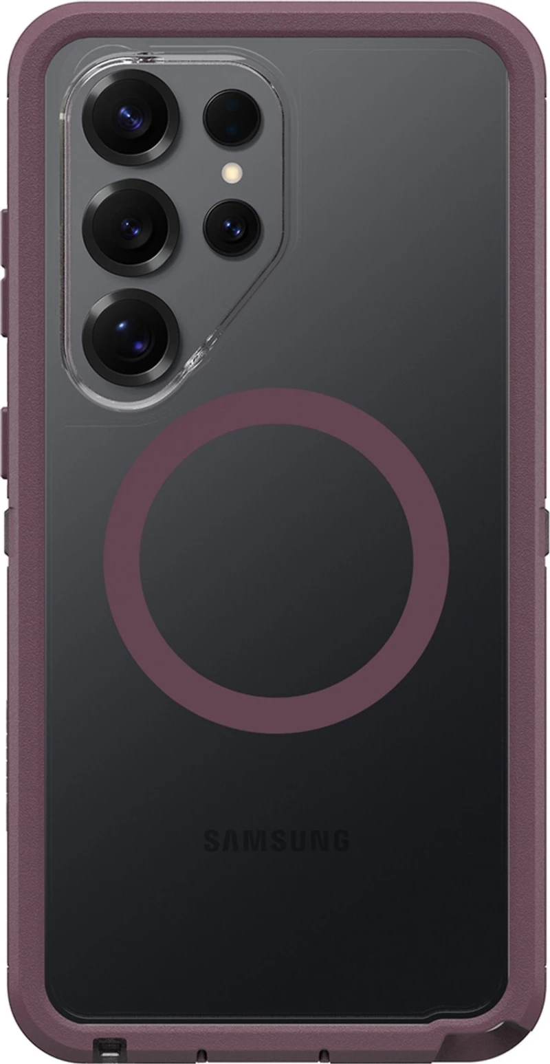 OtterBox 77000093 Étui Defender Pro XT Clear avec Magnets Purple Mystery pour Samsung Galaxy S26 Ultra