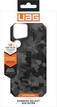 Urban Armor Gear Uag - Pathfinder Se Case For Samsung Galaxy S24 Ultra - Midnight Camo