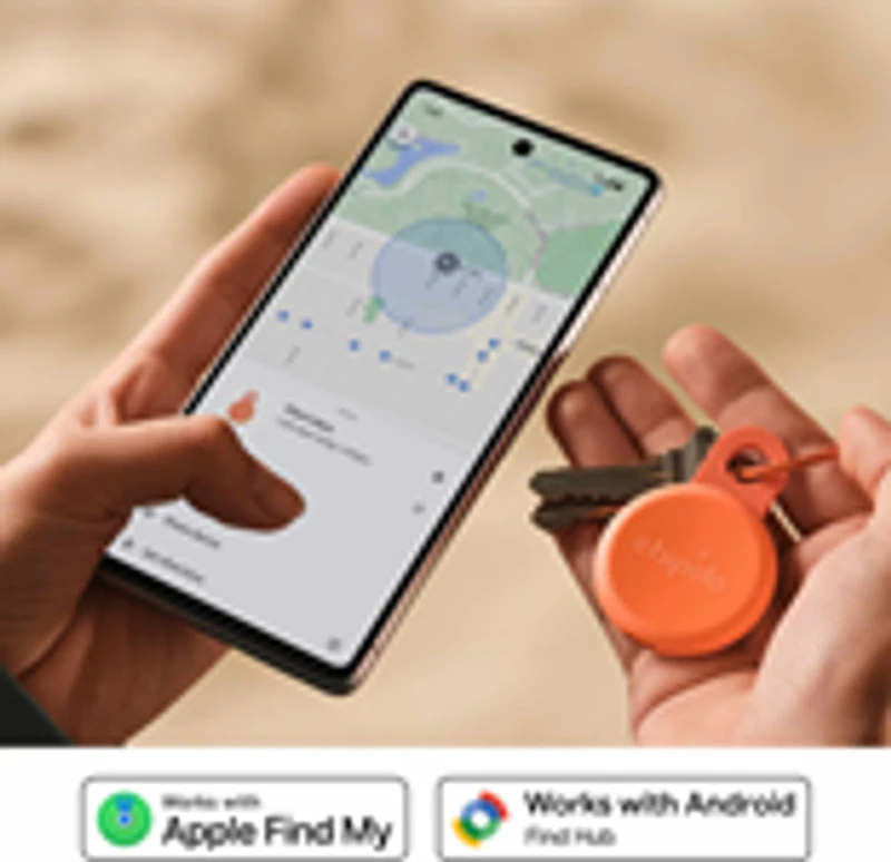 Chipolo RSO0000003001 LOOP Balise de Suivi (Compatible avec Find Hub d’Android ou Apple Find My) Corail