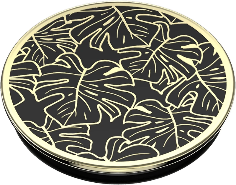 Popsockets - PopGrip - Enamel Monstera Black