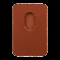 DBRAMANTE1928 LEATHER MAGSAFE WALLET- TAN