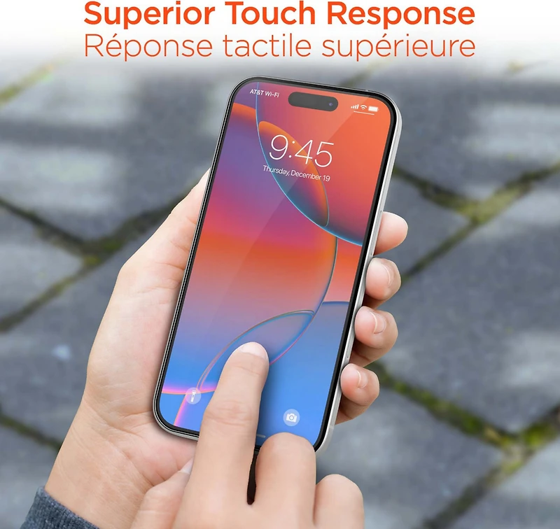 iPhone / HyperGear Edge-to-Edge Glass Screen Protector w/Installation Applicator Tray