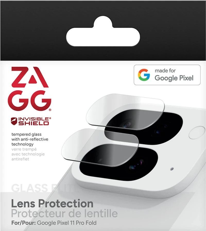 Protecteur d'objectif pour caméra AR InvisibleShield Glass Elite de ZAGG pour Google Pixel 11 Pro Fold