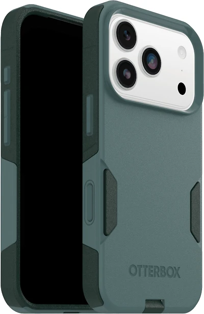 OtterBox 7798332 Étui Commuter MagSafe avec Contrôle de la Caméra Sagebrush (Vert) pour iPhone 17 Pro