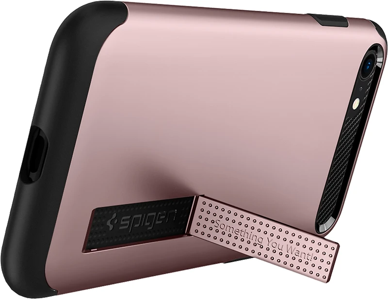Spigen - Slim Armor Case for iPhone SE/8/7 - Rusty Pink