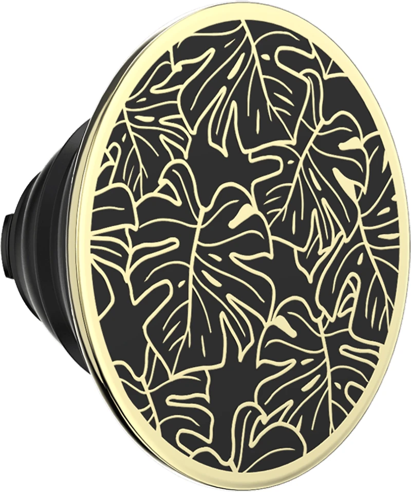 Popsockets - PopGrip - Enamel Monstera Black