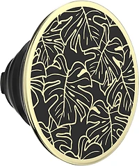 Popsockets - PopGrip - Enamel Monstera Black