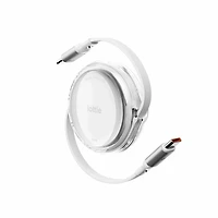 iOttie - Retractable Cable 100W USB-C to USB-C (set of 2) 3ft White