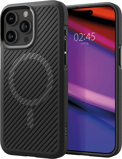 Spigen Core Armor Magfit pour iPhone 15 Pro - Noir Mat