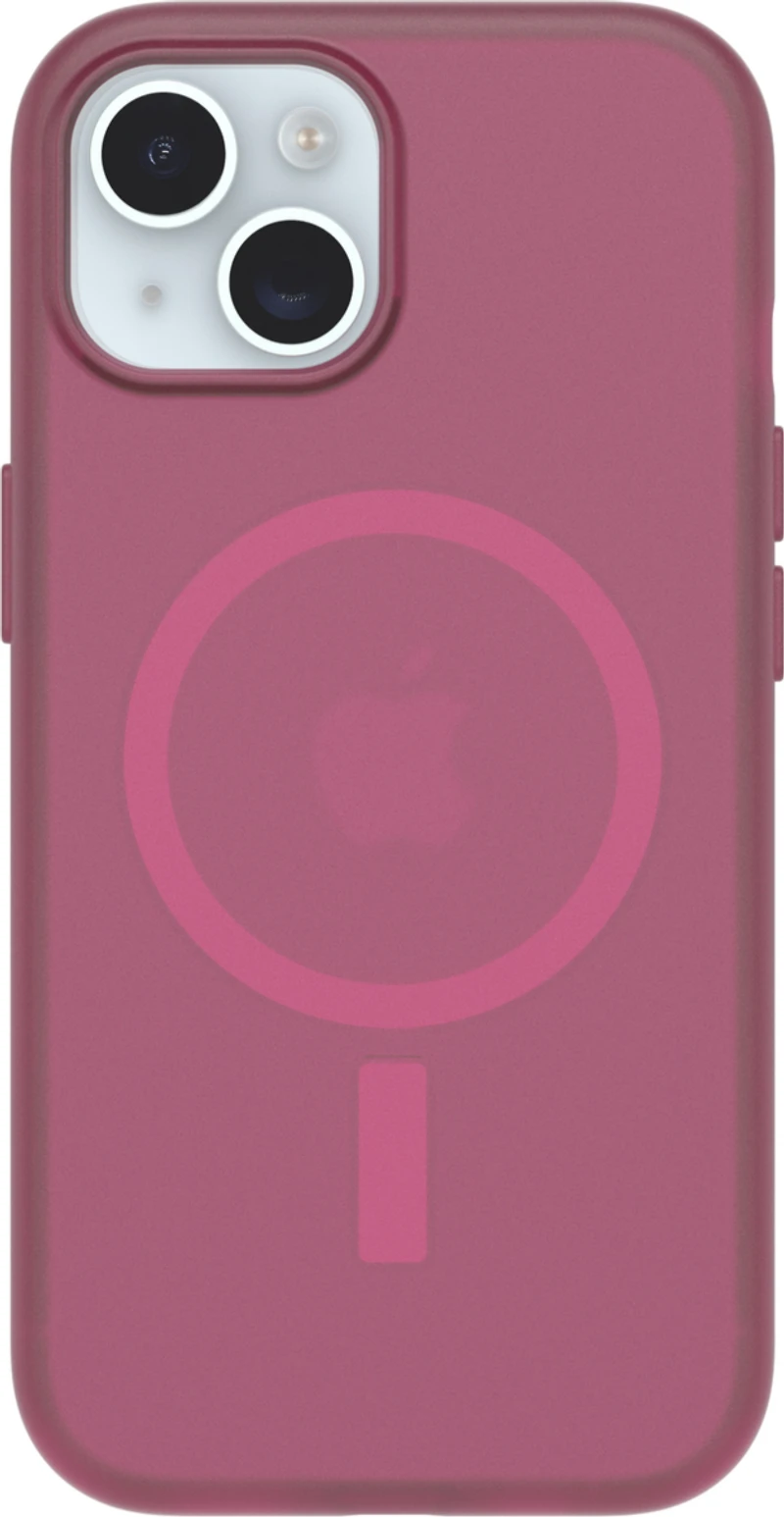 iPhone 16 Otterbox Symmetry Soft Touch w/ MagSafe Series Case - Pink - Glass Heart