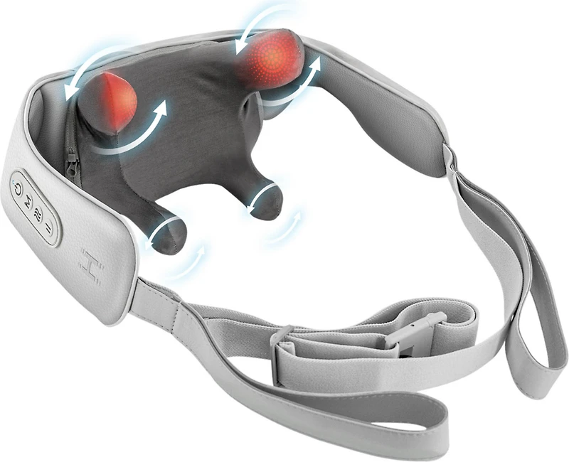 Homedics Deep Kneading Rechargeable Neck and Shoulder Massager clear