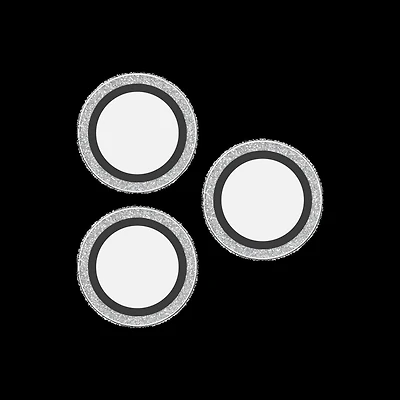 iPhone 16 Pro/16 Pro Max ZAGG InvisibleShield Glass Elite Camera Rings Lens Protector - Glitter