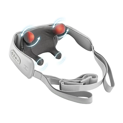 Homedics Deep Kneading Rechargeable Neck and Shoulder Massager clear