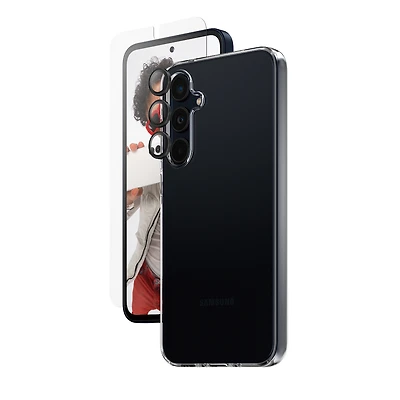 PanzerGlass Safe 3-in-1 Bundle for Samsung A35 - Clear