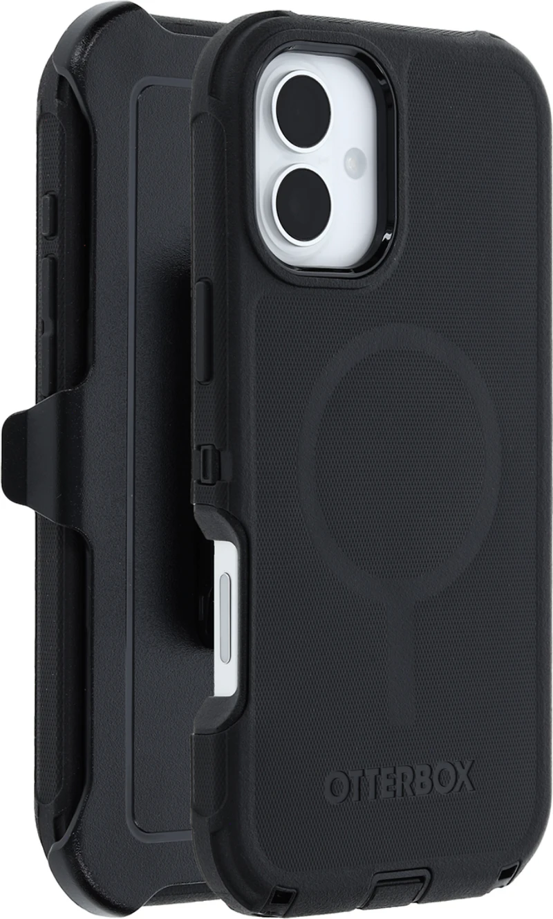 OtterBox 7797228 Étui Defender MagSafe Bulk Noir pour iPhone 16 Plus