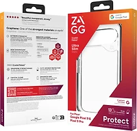 Google Pixel 9/9 Pro ZAGG Graphene Crystal Palace Case - Clear