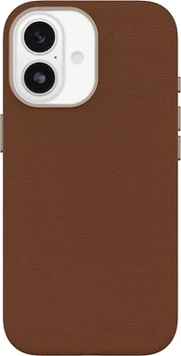 OtterBox 7799016 Étui Symmetry Cactus Leather MagSafe avec Contrôle de la Caméra Dessert Saddle (Marron) pour iPhone 17