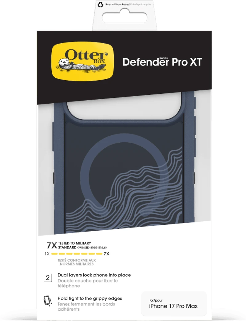 OtterBox - Defender XT Pro Clear MagSafe Case with Camera Control for Apple iPhone 17 Pro Max - Off Grid