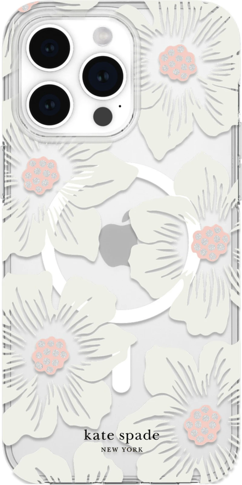 iPhone 15 Pro Max Kate Spade Protective Hardshell MagSafe Case - Hollyhock