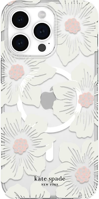 iPhone 15 Pro Max Kate Spade Protective Hardshell MagSafe Case - Hollyhock