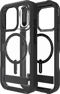 ZAGG - Rainier Snap Case with Kickstand for Apple iPhone 17 Pro - Black