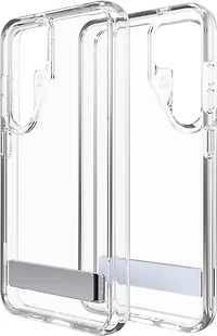 Zagg - Crystal Palace Case With Kick Stand For Samsung Galaxy S24 - Clear