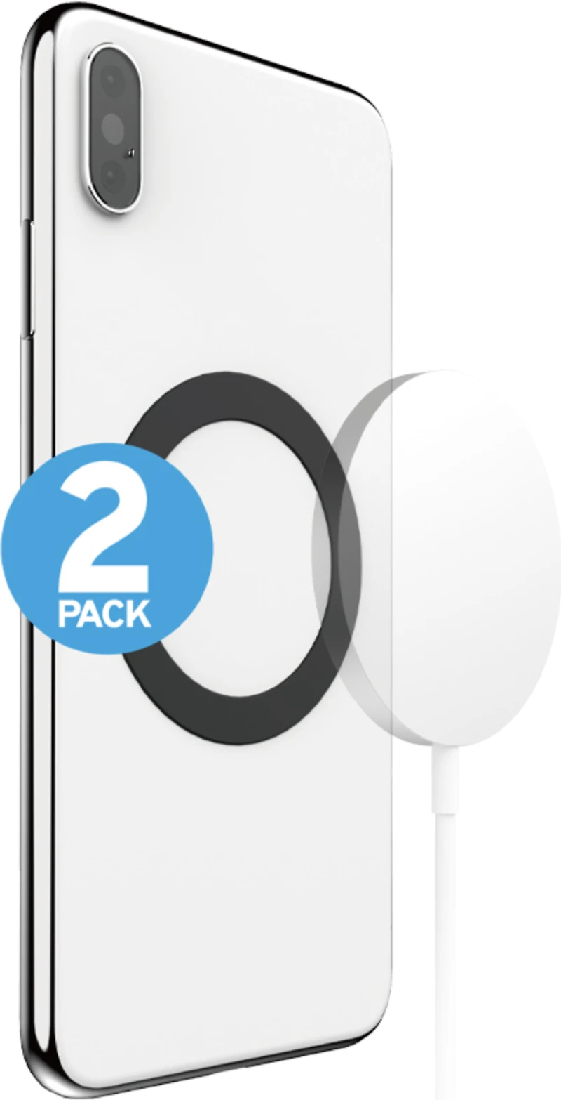 ITSKINS ASUNMA2RGBLCK Le Pack MagRing 2 Appareil Compatible Qi et MagSafe Noir