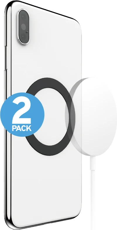 ITSKINS ASUNMA2RGBLCK Le Pack MagRing 2 Appareil Compatible Qi et MagSafe Noir