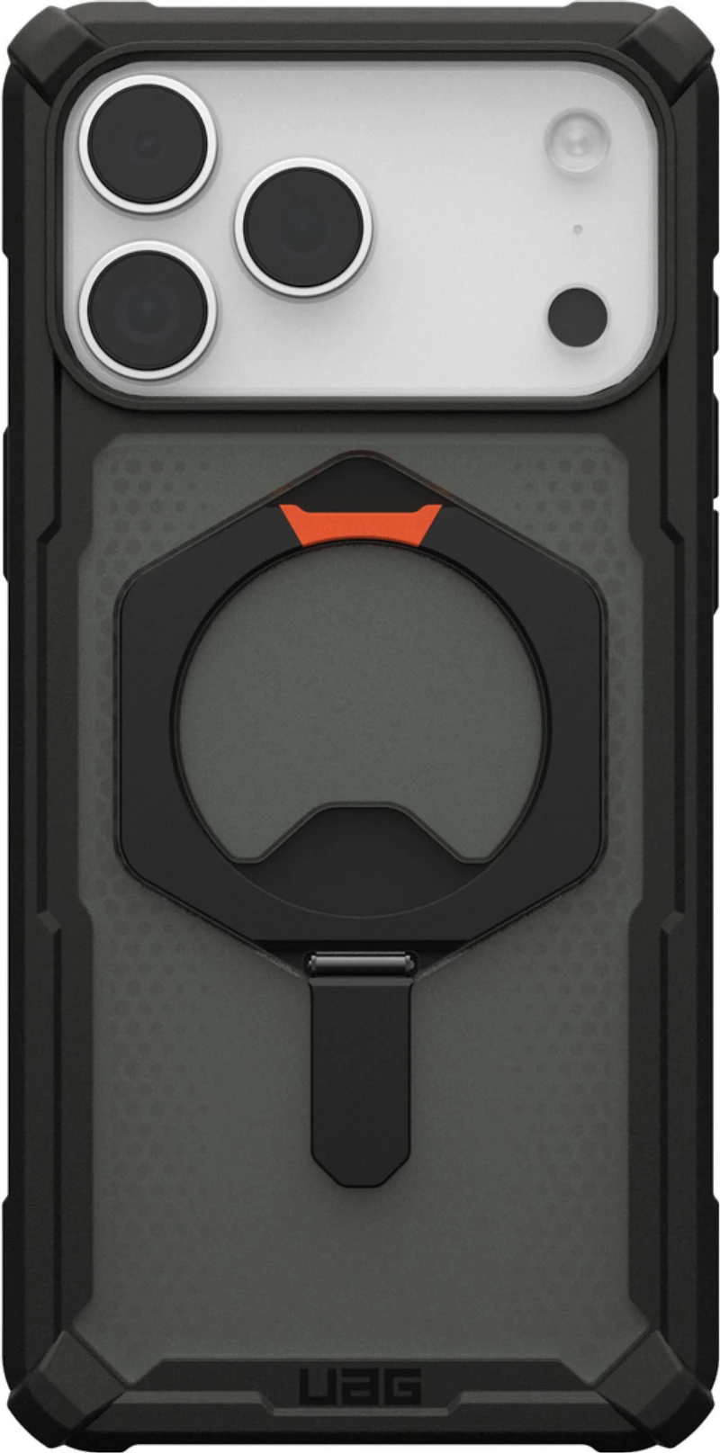 UAG 114528114097 Étui Robuste Plasma XTE MagSafe Black/Pop Orange pour iPhone 17 Pro Max