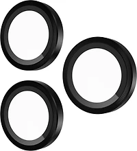 Case-Mate - Aluminum Camera Lens Glass Protectector for Apple iPhone 17 Pro Max  /  iPhone 17 Pro - Black