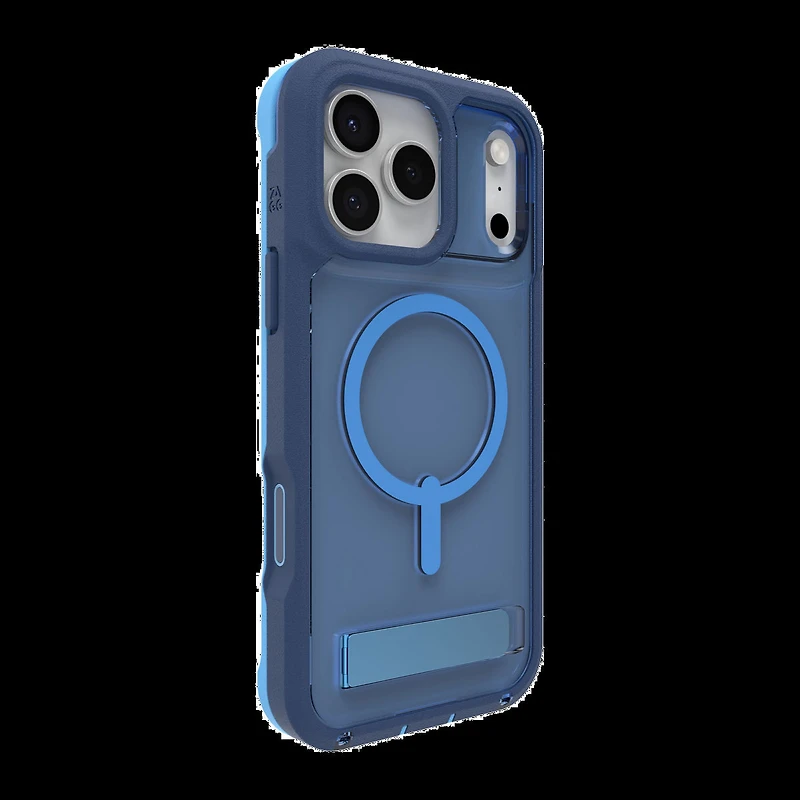 iPhone 17 Pro Max ZAGG Graphene Rainier Snap Kickstand Case - Cobalt Horizon