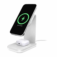 OtterBox - Qi2 2-in-1 Wireless Charging Stand 25W White