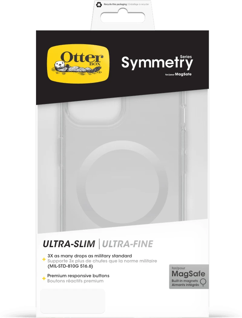 OtterBox - Symmetry Clear MagSafe Case for Apple iPhone 16e/ iPhone 15 / iPhone 14 / iPhone 13 / IPSE2025