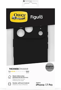 OtterBox 77000678 Étui Figura Noir pour iPhone 17 Pro