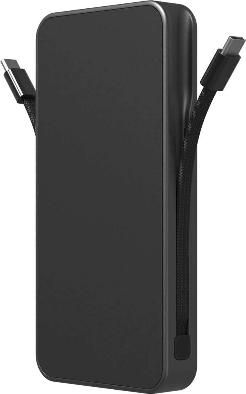 Mophie 10,000 mAh Powerstation Plus Ultra w/2 x USB-C Cables - Black