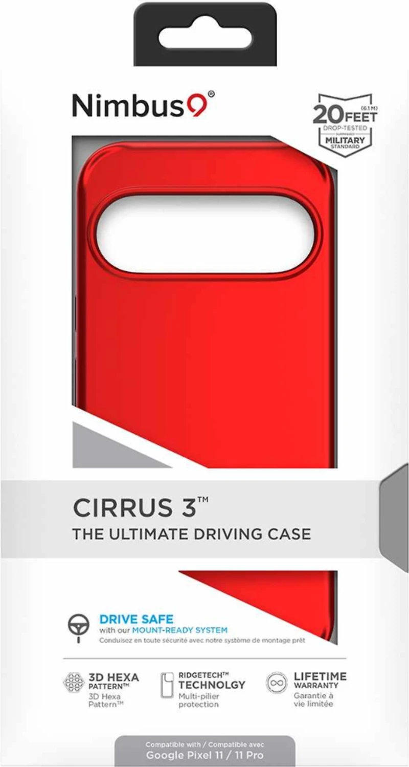 Nimbus9 - Cirrus 3 Magsafe Case for Google Pixel 11 Pro / Pixel 11 - Crimson