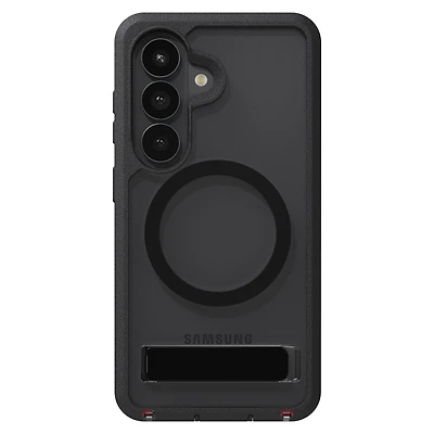 ZAGG - Rainier Snap Case with Kickstand for Samsung Galaxy S26 - Smoke Black