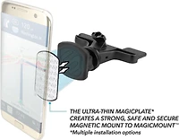 Scosche MagicMOUNT CD Mount pour Mobile Device - Noir