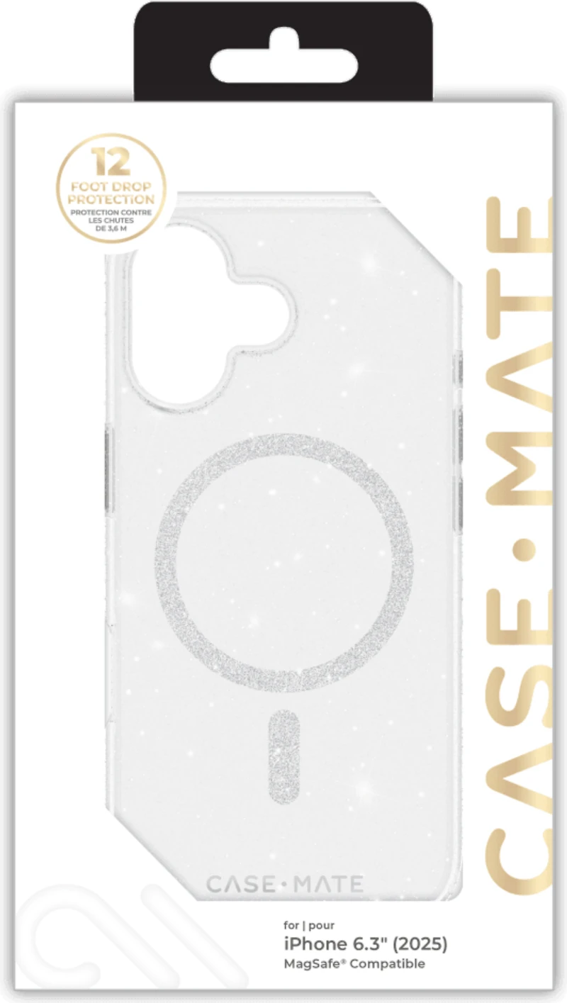 Case-Mate - Twinkle MagSafe Case for Apple iPhone 17 - Twilight Silver