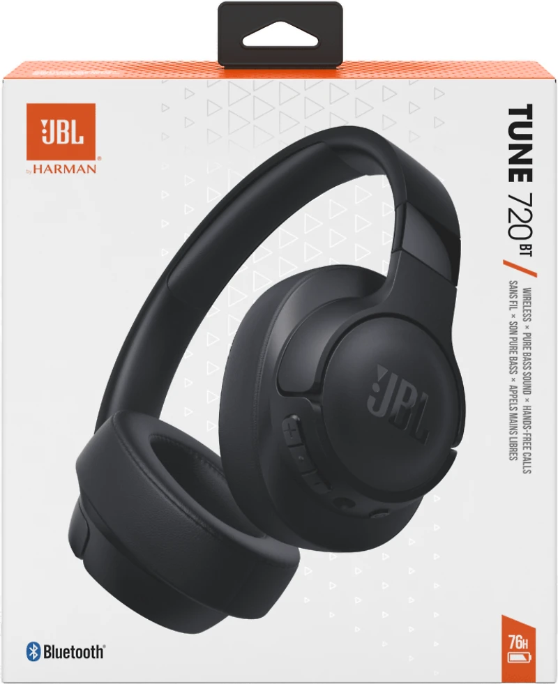 Jbl - Tune 720bt Wireless Over Ear Bluetooth Headphones