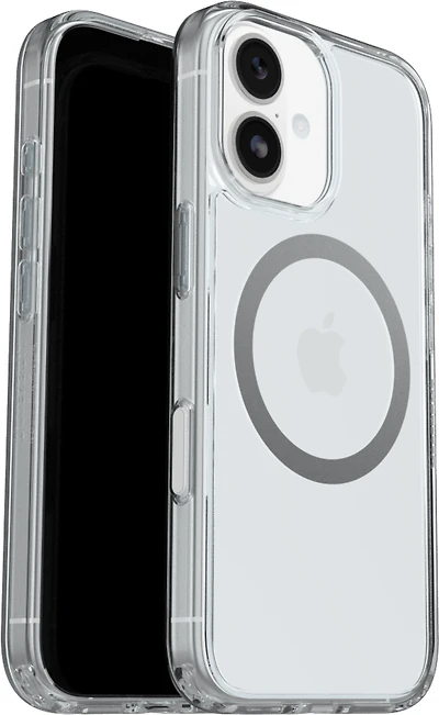 OtterBox 7798780 Étui Symmetry Clear MagSafe avec Contrôle de la Caméra Clear with Bleu Tint (Clear) pour iPhone 17