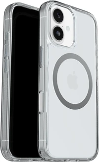 OtterBox 7798780 Étui Symmetry Clear MagSafe avec Contrôle de la Caméra Clear with Bleu Tint (Clear) pour iPhone 17