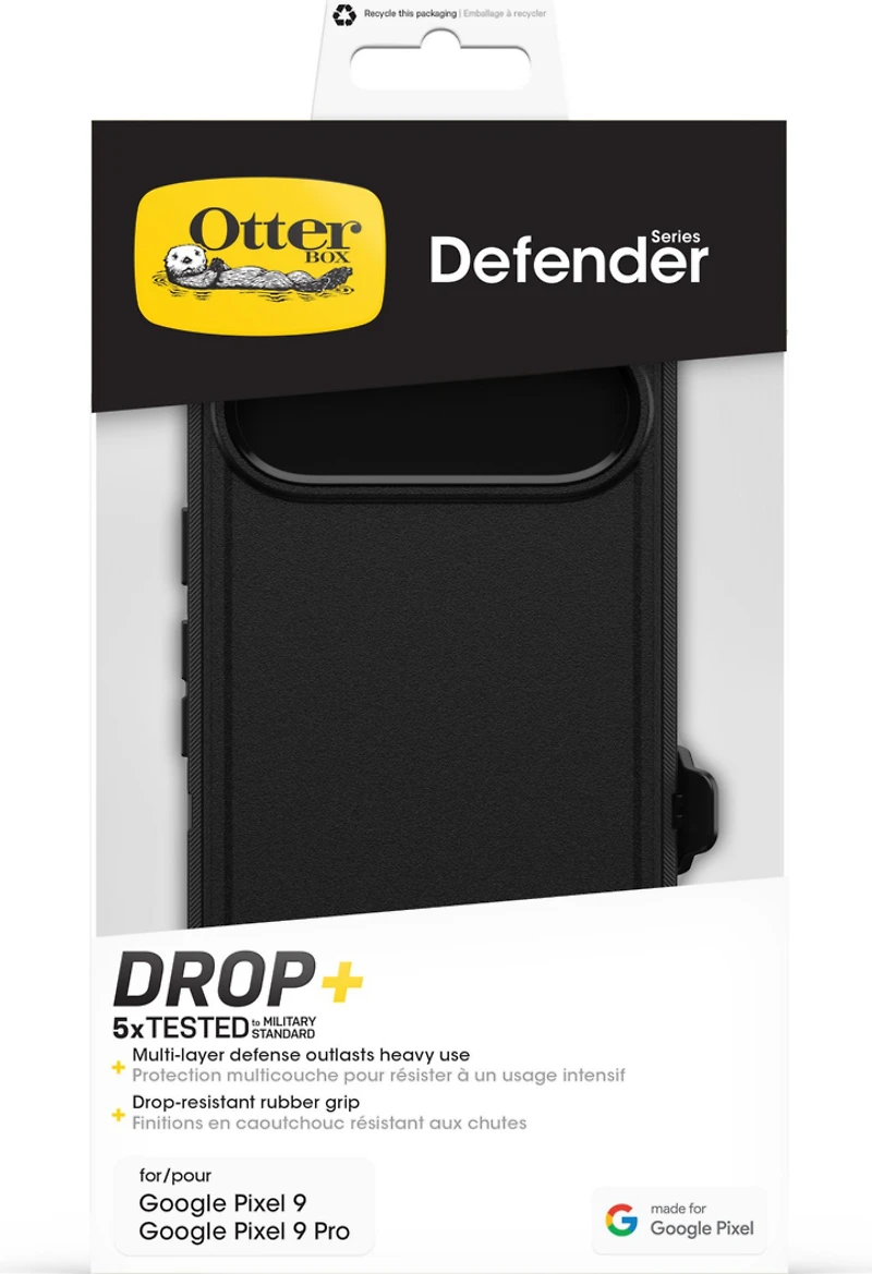 Google Pixel 9/9 Pro Otterbox Defender Series Case - Black