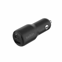 Belkin - BoostCharge Dual Car Charger (42W) Black