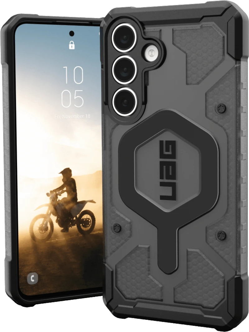 Samsung Galaxy S25 FE UAG Pathfinder Clear MagSafe Case - Ash